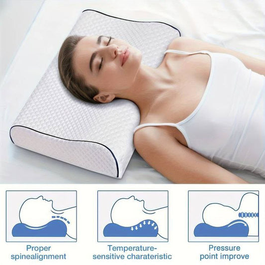 Cervical neck pillow for pain relief, deep & restful sleep and posture correction
