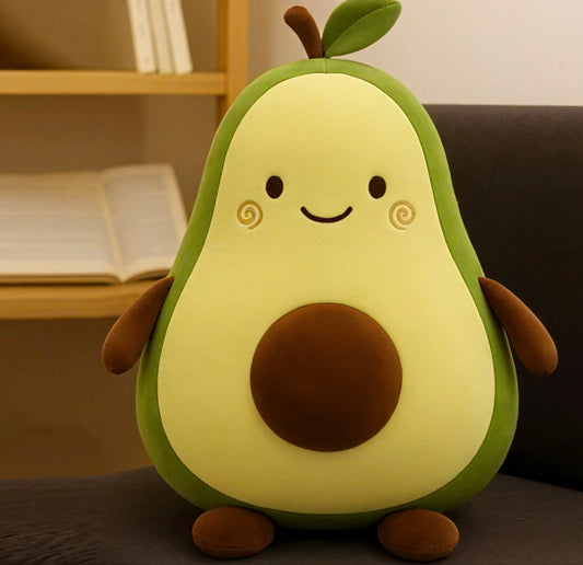 Super soft avocado cushion stuffed cute plush soft toy