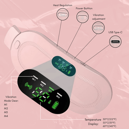Period cramp relief massager